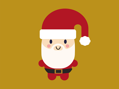 Santa Claus is coming to town graphic design holiday season illustration old saint nick santa claus vector