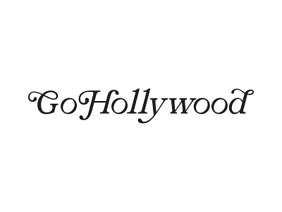 Go Hollywood branding graphic design logotype