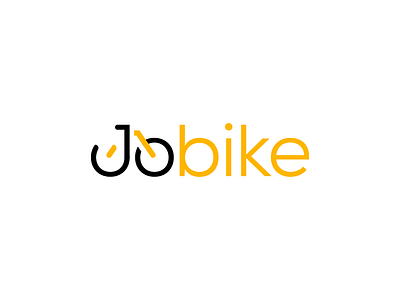 JoBike logo bicycle bike logo logotype minimal rent traffic transportation