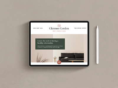 Therapist Brand and Web Design