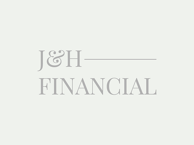 J & H Financial Logo Design art direction brand design branding logo design