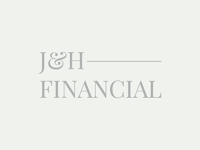 J & H Financial Logo Design