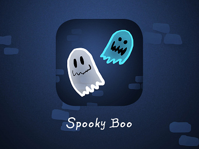 Spooky Boo – iOS app icon android app icon cute game gamedev ghosts halloween haunted ios ios game iphone game scary