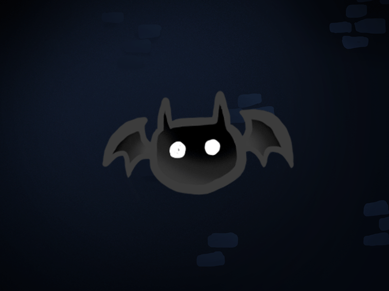 Bat animation – Spooky Boo iOS animal animatic animation bat batman cute flying game gif halloween motion scary