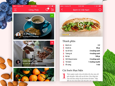 Food Recipe app