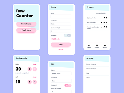 Row Counting App