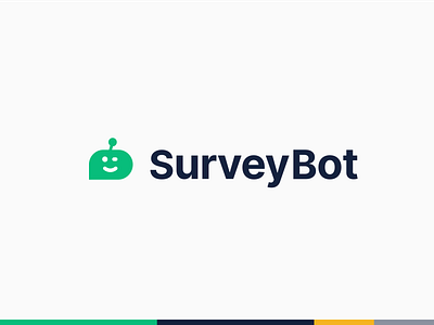 SurveyBot - Brand Identity branding design icon logo logo design logotype typography ui design vector web web app