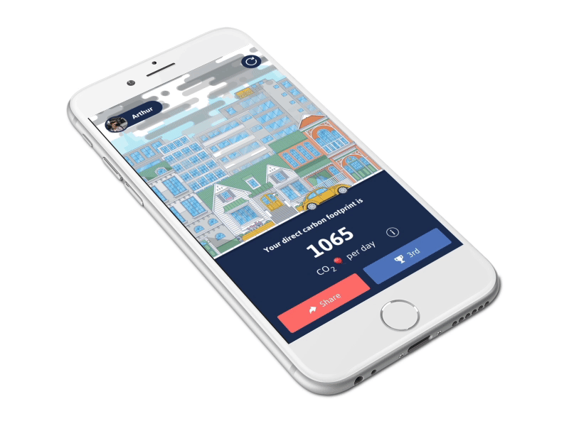 City Animation for Carbon App