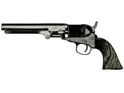 Pistol adobe art design detail freelance illustration pistol