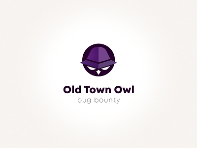 old town owl logotype cybersecurity fun logo logotype safe security