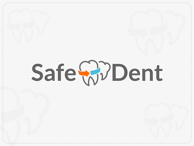 Safedent Dental Logotype dental dental health dental health care dental icon health care logo logotype medicine teeth icon
