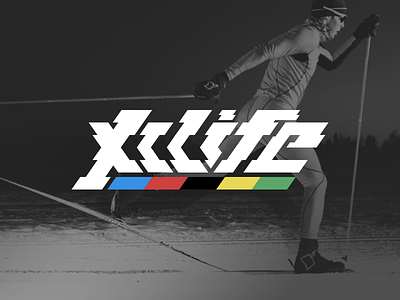 Xc Life - Logotype dark logo logo logotype sports type