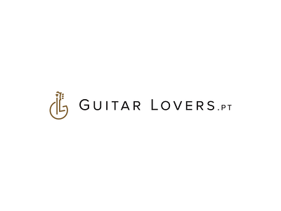 GuitarLovers.pt logotype branding clean design illustration logo logotype typography vector wip