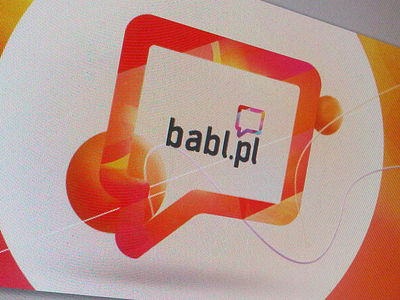 Babl social analytics blog analytics babl.pl banner blog blogosfera colours illustration logo logotype media screen social