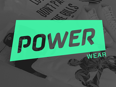 Power Wear V03 logo logotype