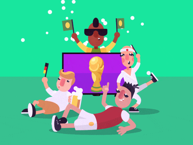 World cup (99d cup contest winning animation)