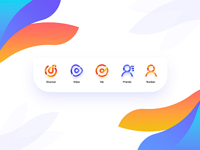 网易云Music app bar icon Redesign