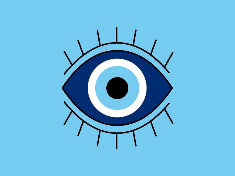 Evil Eye by Carolyn Swanhall on Dribbble