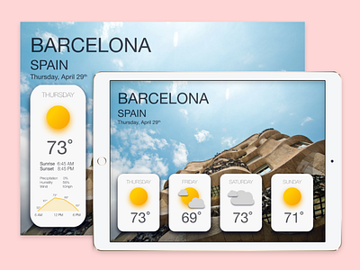 DailyUI #037 Weather adobexd dailyui weather