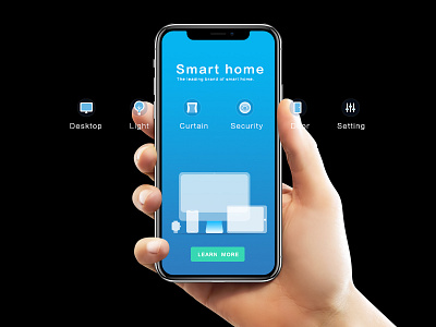 Smart home design ui