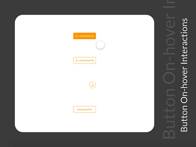 Button on hover adobexd interaction design microinteraction on hover product design ux design webdesign