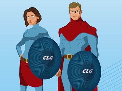 Lawyer - Superheroes illustraion lawyers superheros vector