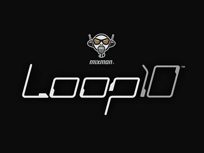 Mixman Loop10 branding logotype mixer