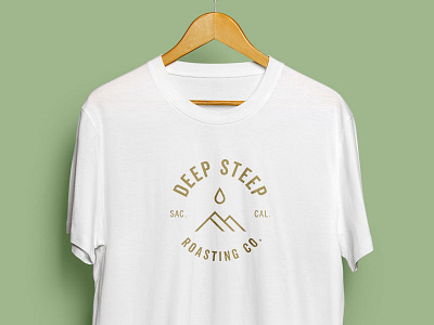 Deep Steep Coffee Co. coffee logo shirt
