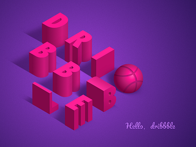 hello，dribbble