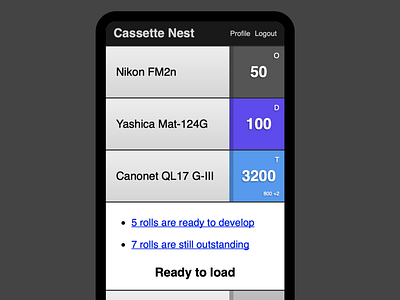 Cassette Nest Mobile Prototype