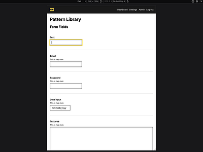 Working on a pattern library for Cassette Nest