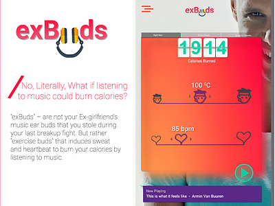 Wearable Technology Design - Headphones that burn calories