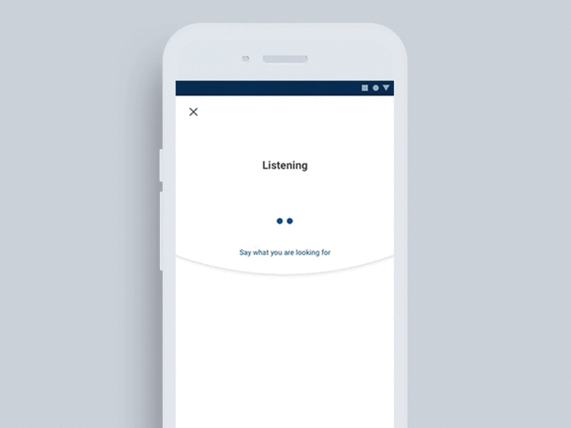 Voice Search Interaction principle principle app micro interaction voice search search design iphonex card animation interaction ux ui