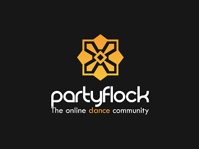 Design Archive 2003 Joshua Schoorl . Partyflock Logo 2003 archive branding design graphic design illustration logo logotype