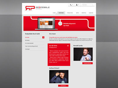 Joshua Schoorl 2013 Design Archive . Redpebble webdesign