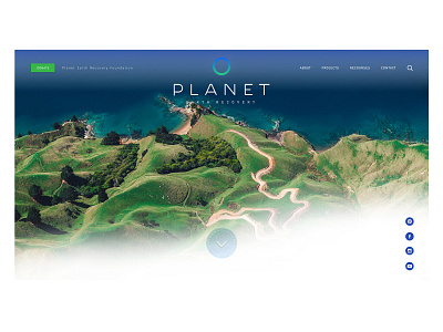 Joshua Schoorl 2021 Portfolio . Planet Earth Recovery webdesign