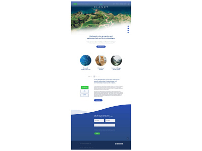 Joshua Schoorl 2021 Portfolio . Planet Earth Recovery webdesign