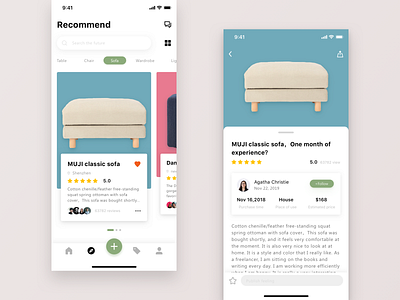 Minimalist, shared and loved home sharing app app design art family furniture home home app house ui ux web