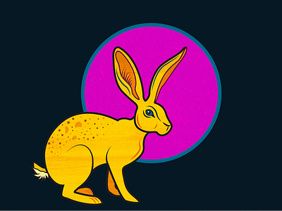 Rabbit illustration vector