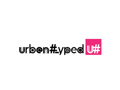 Urban Hyped branding clean design flat graphic design icon identity illustrator lettering logo type typography vector