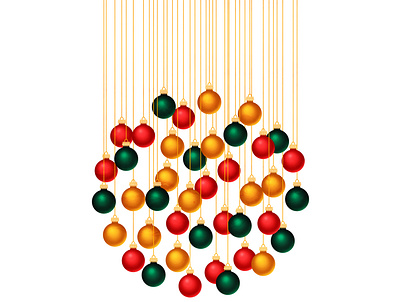 Christmas Bulbs christmas design graphic design illustration illustrator vector