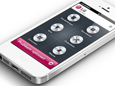 LG app design iphone mobile ui ux