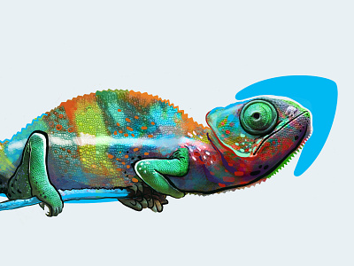 Amazon Prime chameleon amazon amazon prime chameleon character colorfull illustartion