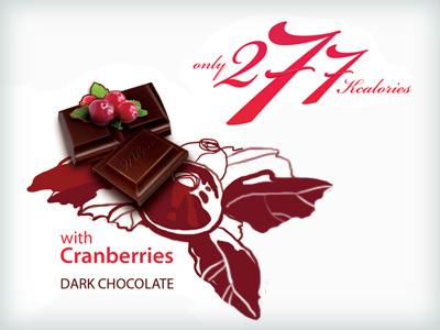 illustration and package design for dark chocolate bonbons chocolate cranberries illustration package design
