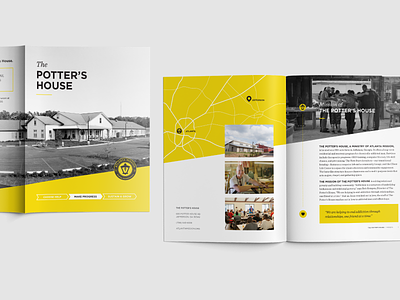 Atlanta Mission - The Potter's House Brochure brochure design