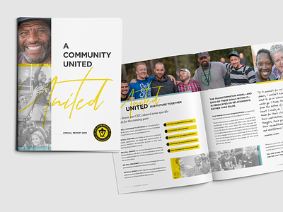 Atlanta Mission Annual Report 2018 brochure design print layout