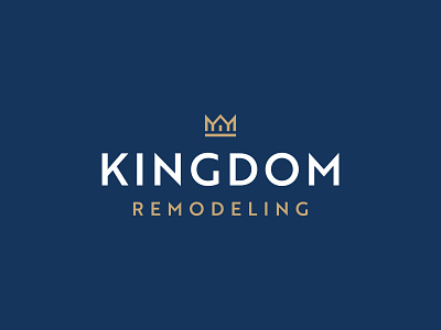 Kingdom Remodeling branding design logo typography