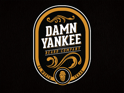 Damn Yankee Beard Company beard design t shirt t shirt design