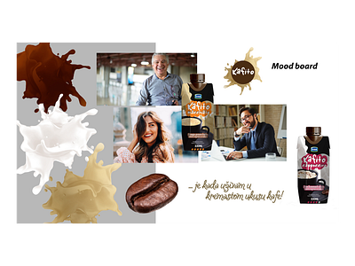 Mood board for coffee product brand design coffee coffee to go concept design graphic design graphicdesign mood board moodboard packagedesign products redesign