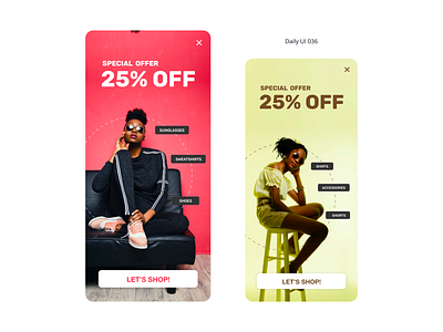 Daily UI #036 - Special Offer 036 adobexd daily036 dailyui dailyui036 dailyuichallenge design fashion offer shop special specialoffer ui userinterface